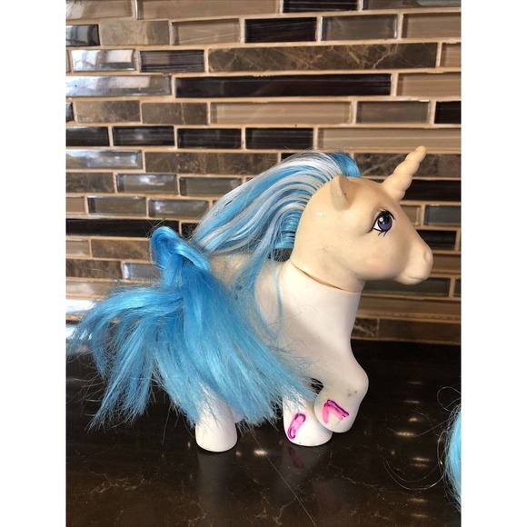 Lot Of 2 Vtg My Little‎ Pony Pegasus Firefly 1983 Pink Lightning bolt & Majesty - Picture 6 of 8